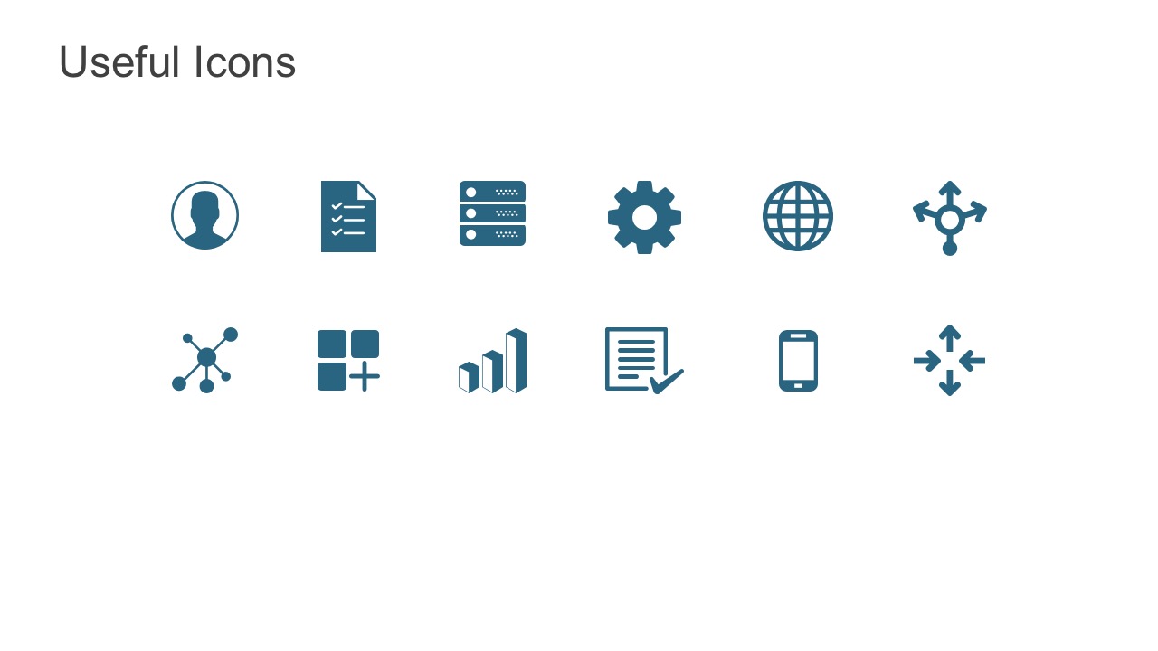 Data Storage PowerPoint Icons And Shapes