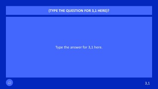 Type Question Answer Template for PowerPoint 