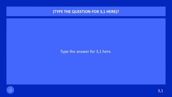 Easy Jeopardy Questions for Corporate Template