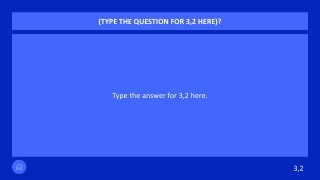 Q and A Game Template for PowerPoint