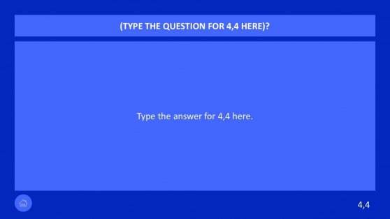 Quiz Template Editable PowerPoint Animation