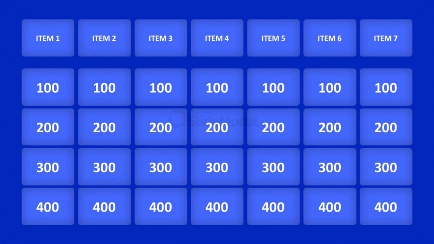 Game Show Question Slide Template