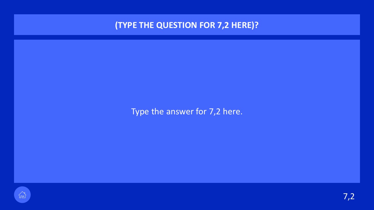 Animated Jeopardy Buzzer Slide Templates