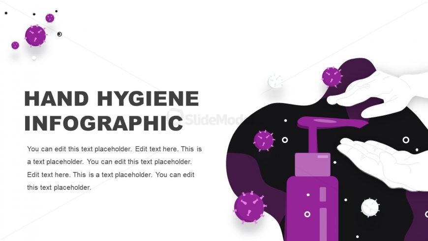 Virus Infographics for Hand Hygiene Sanitizer 