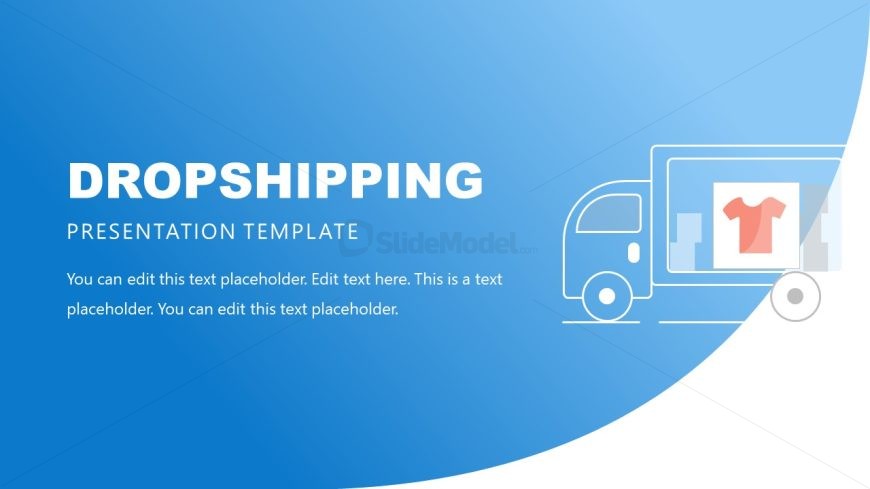 PPT Title Slide for Dropshipping Business Model Presentation