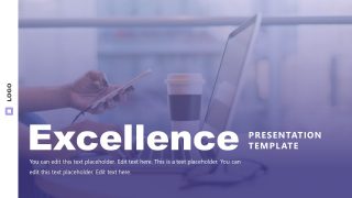 Cover of Business Slide Deck of Excellence 