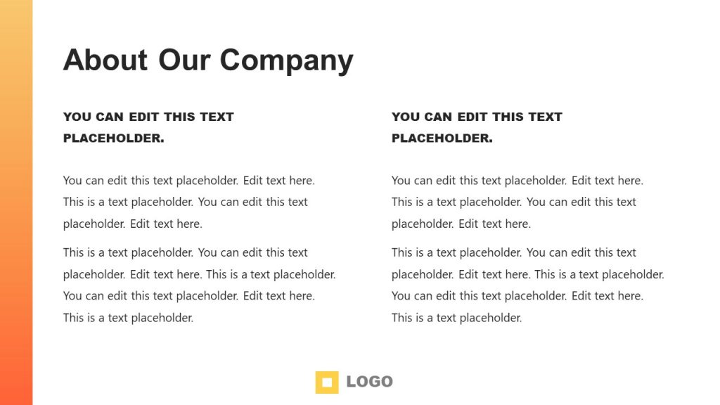 Company Introduction Template Design - SlideModel