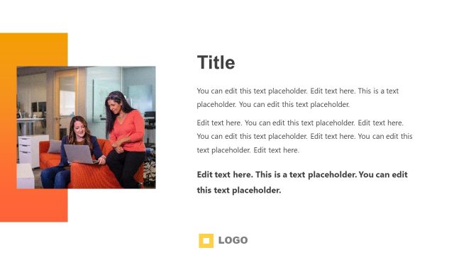 Team Presentation in Gradient Company Template