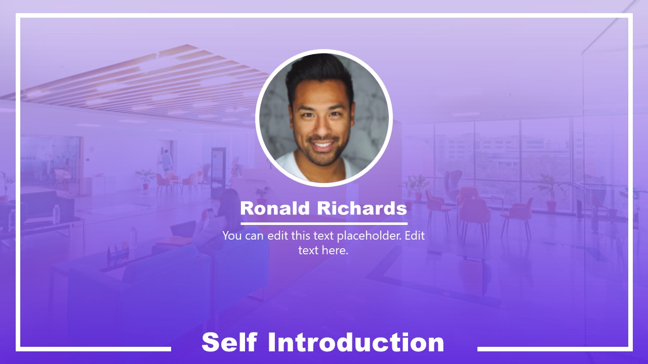 Presentation of Self Introduction Resume