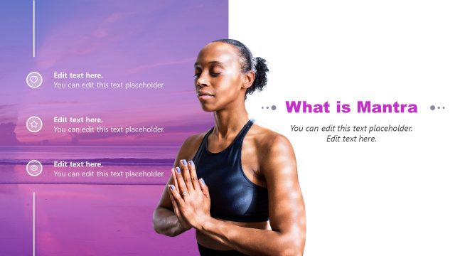 Yoga Theme PowerPoint Mantra Template