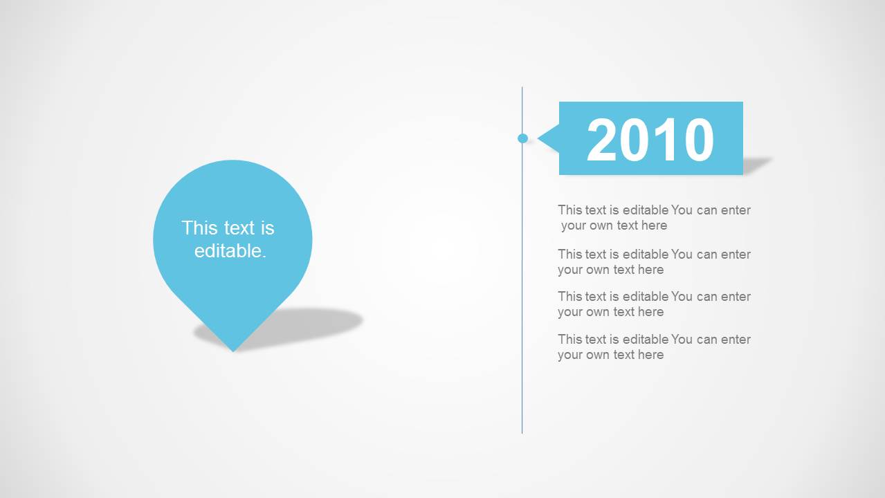 Timeline Milestone Slide Design Description 1-Year