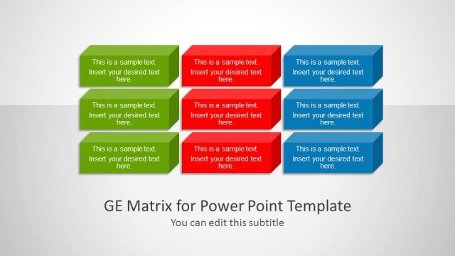 GE Matrix for PowerPoint