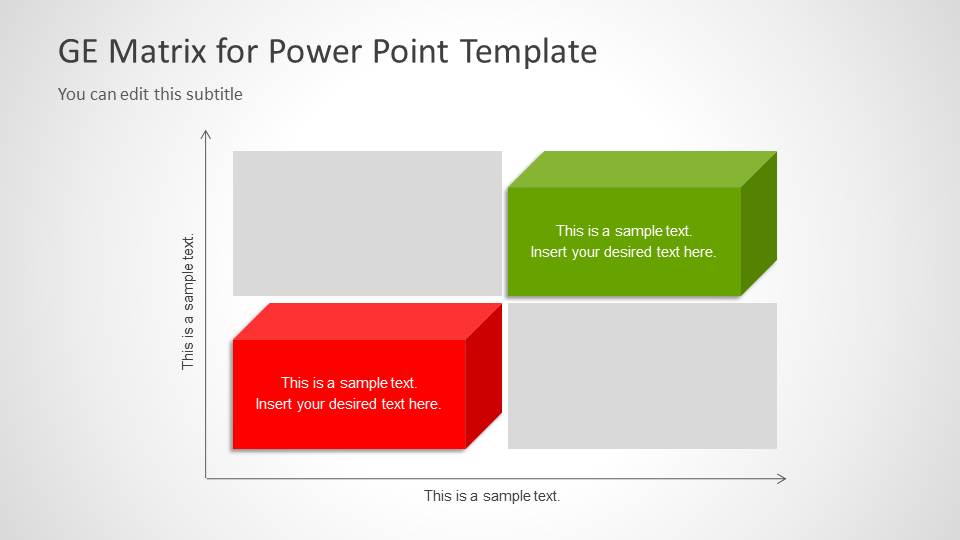 GE Matrix for PowerPoint SlideModel