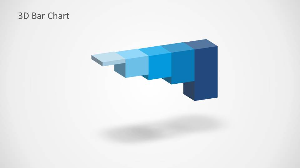 3D Bar Chart Concept for PowerPoint - SlideModel