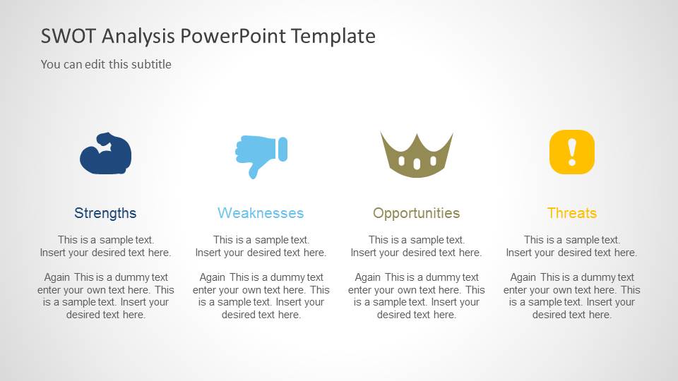 Creative Swot Powerpoint Template Slidemodel 1147