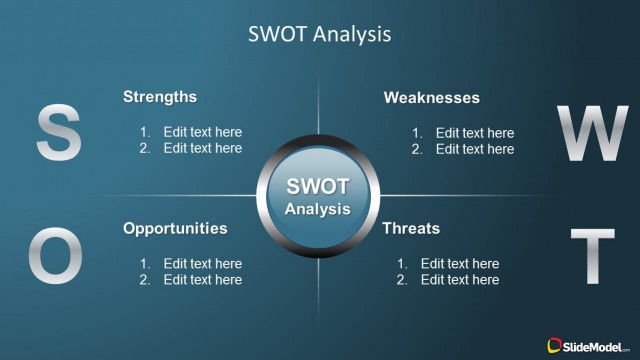 Creative SWOT Analysis PowerPoint Template