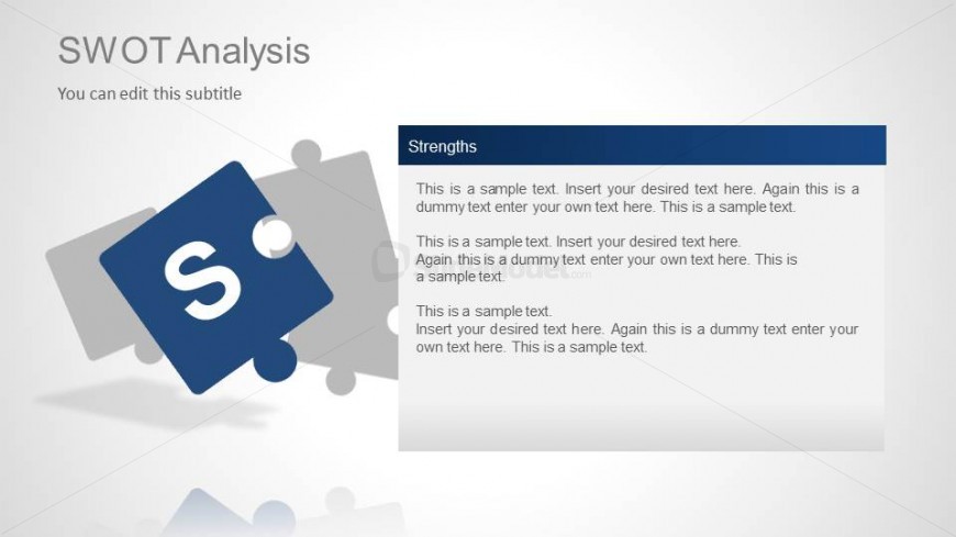 SWOT Analysis Template Slide Design