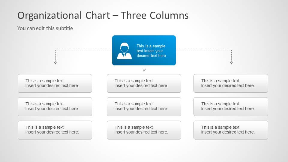Organizational Chart Slide Design for PowerPoint - SlideModel