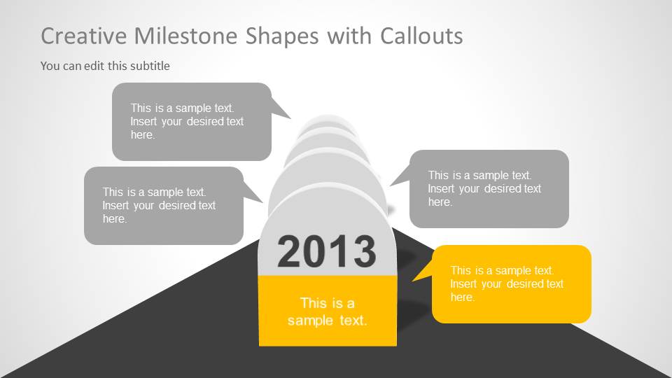 Creative Timeline Template for PowerPoint - SlideModel