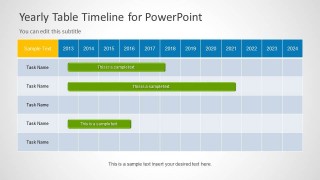 Project Management Time Table Milestones Gantt Chart