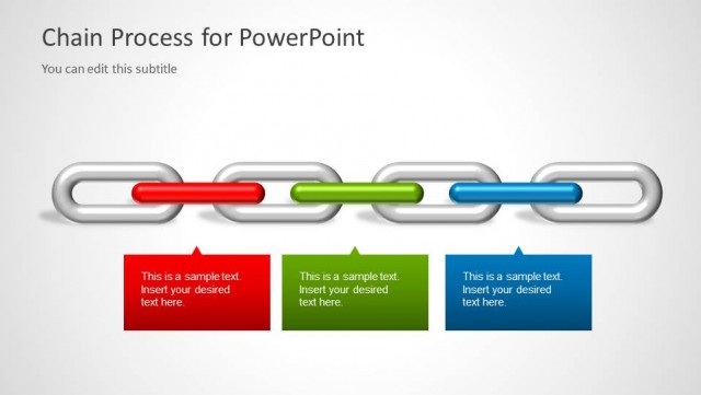 Three Chain Process Powerpoint Graphics 6037-01-chain-process-3 - SlideModel