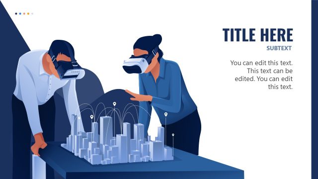 Virtual Reality Template 3D Construction Model