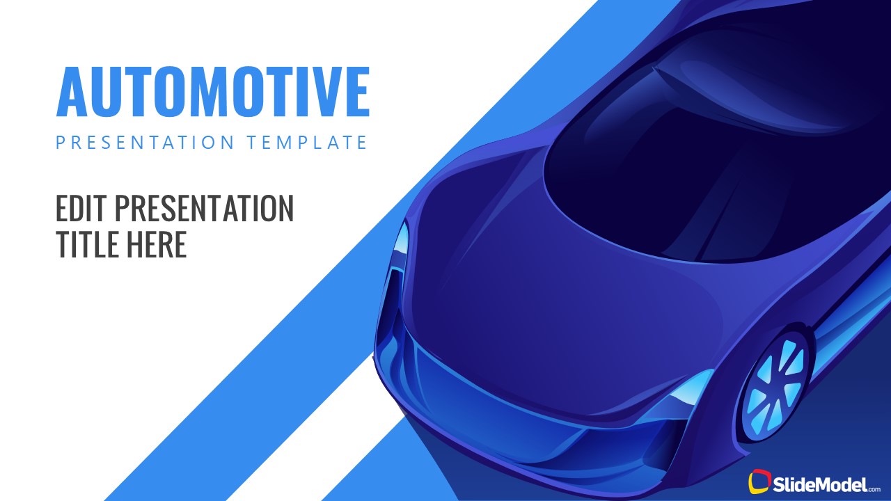 Cover Slide for Automotive Industry PPT