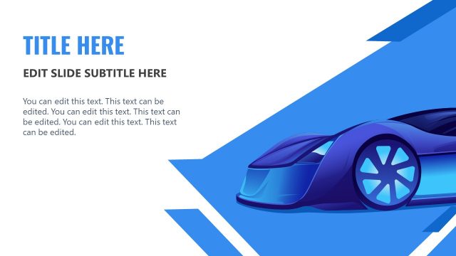 Electric Car Template Automotive Industry