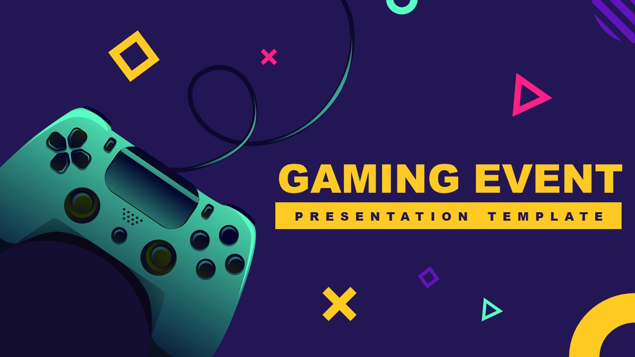 Gaming Event Presentation Template For PowerPoint SlideModel