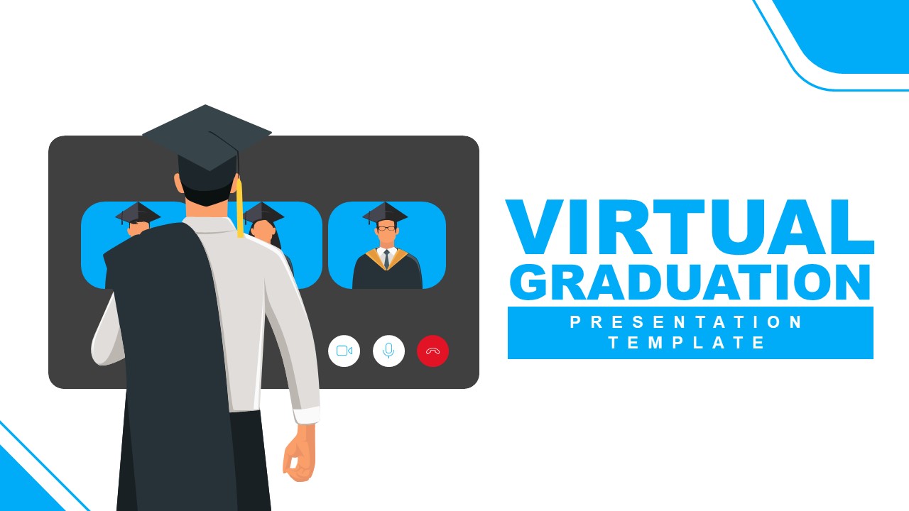 Virtual Graduation Template For PowerPoint SlideModel