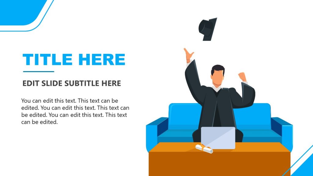 Graduation Rites Sample Ppt Commencing Ceremony PowerPoint Template for Graduation - SlideModel