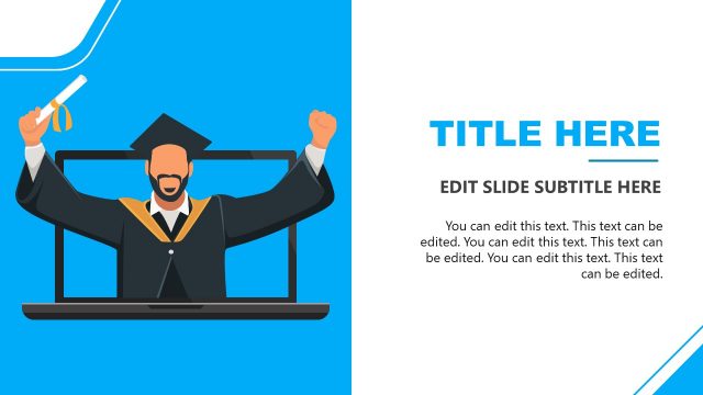 Virtual Graduation Online Diploma PowerPoint