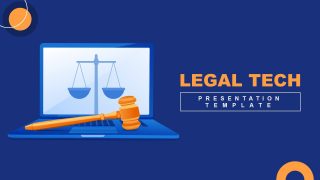 Balance Scale Law Symbol Legal Tech Template 