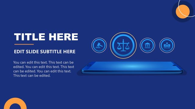 LegalTech Application PowerPoint Template