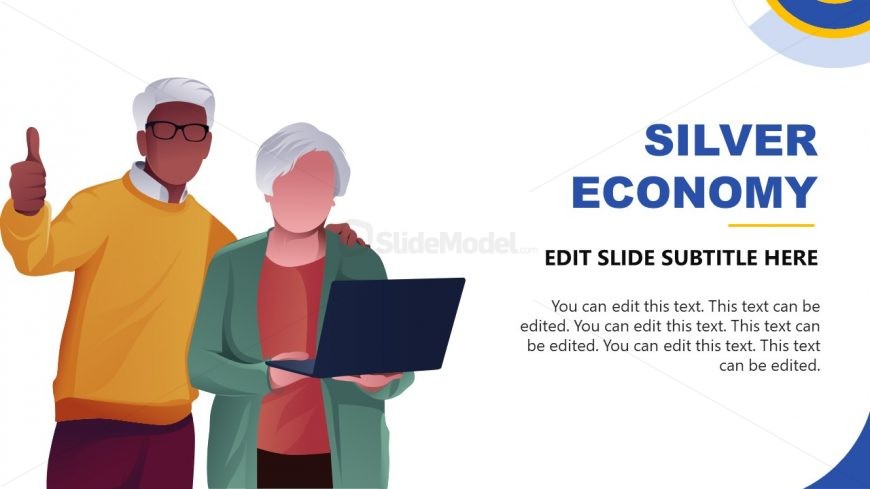 Slide for Presenting Concept of Silver Economy