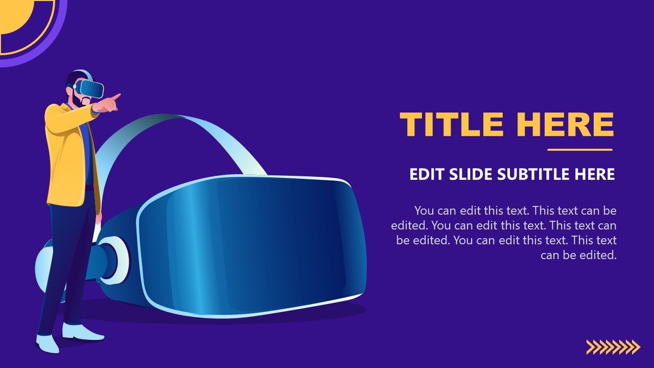 Virtual Reality PowerPoint Template - SlideModel