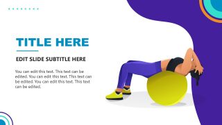 Presentation of Stability Ball Exercise for Fitness