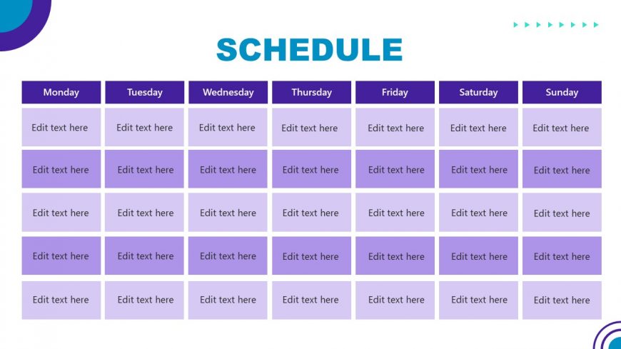 Template Workout Schedule EOUA Blog