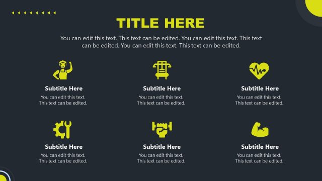 Icons of Gym and Fitness Business Presentation