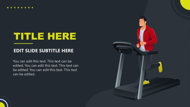 Running Treadmill Fitness Presentation Template