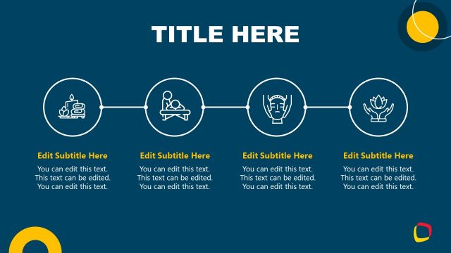 Spa Salon Timeline Template PowerPoint