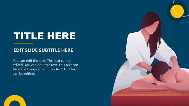 Body Massage Spa Salon Template Illustration