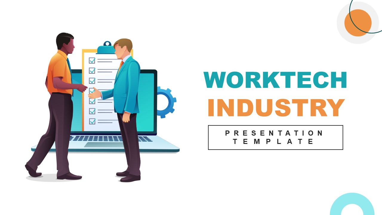 Title Slide for WorkTech PowerPoint Template