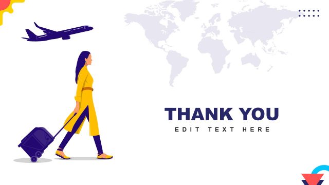 Woman Traveling International Map Concept Template