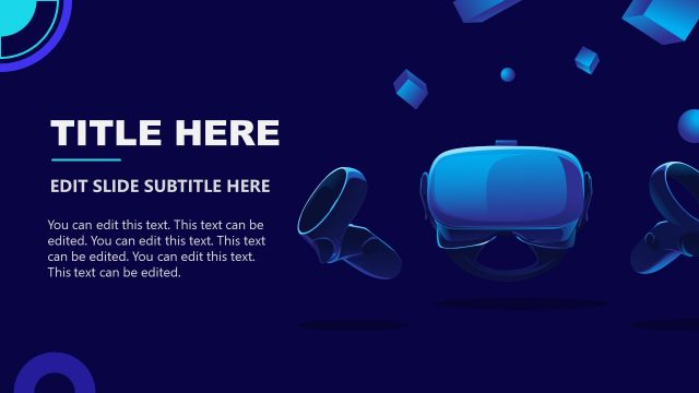 VR Gear Template Goggles and Controller