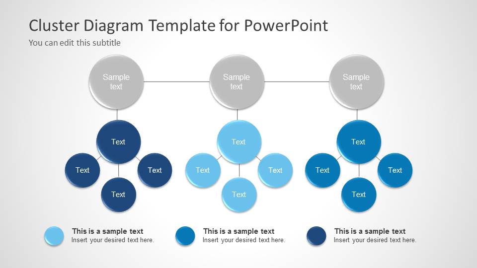 Cluster Diagram Template For Powerpoint Slidemodel 1558