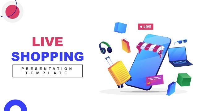 Live Shopping PowerPoint Template