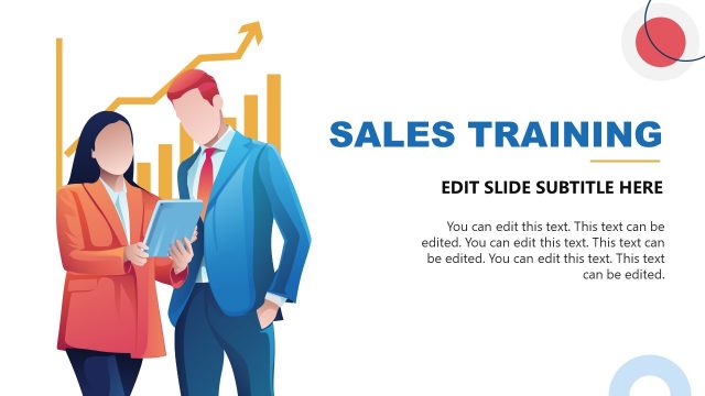 Technology Consulting PPT Template – Infographic Sales Training Slide