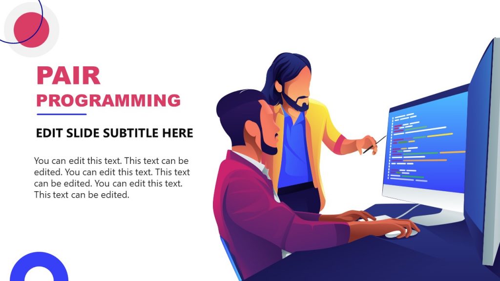 Pair Programming Slide - How To Code Template - SlideModel