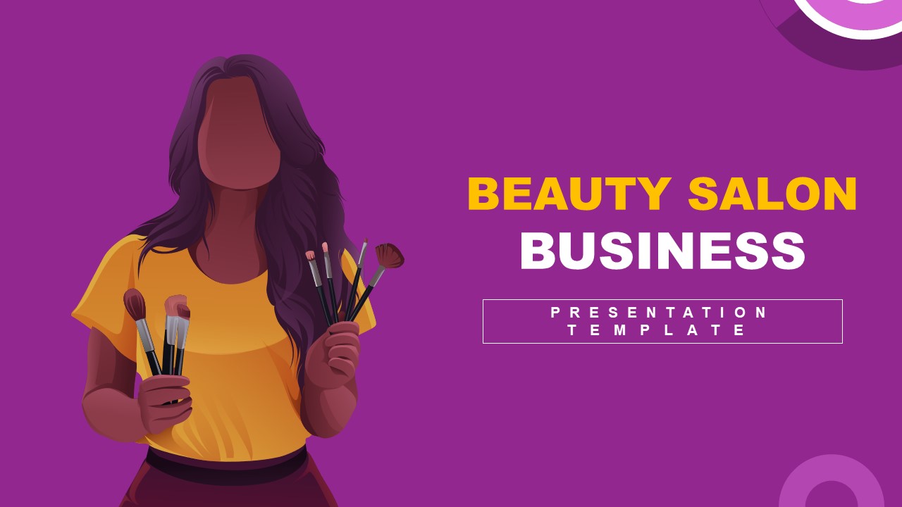 PowerPoint Template for Beauty Salon 